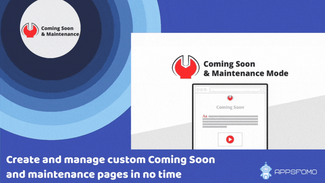 Coming Soon & Maintenance Mode