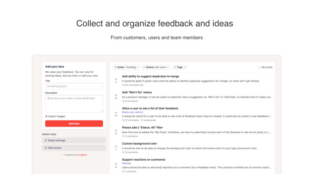 FeedBear Screenshot 1