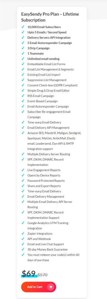 EasySendy Screenshot 1