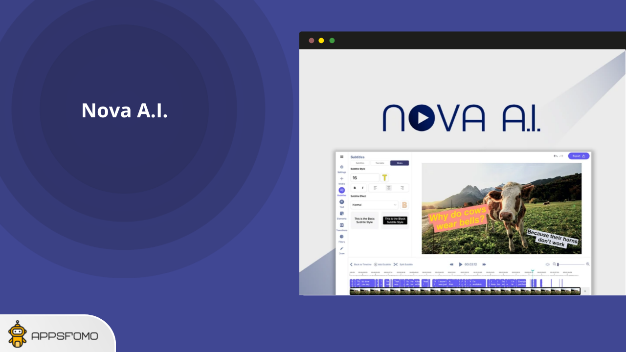 Nova A.I. Video