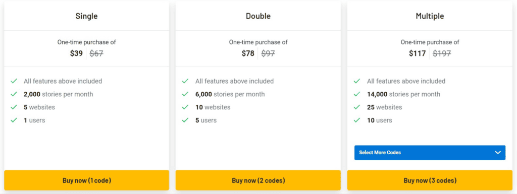 StoryBlaze – Turn Any Content into Google Web Stories with AI Screenshot 1